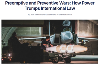 Australia Institute: Preemptive and Preventive Wars: How Power Trumps International Law