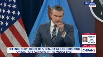 Pete Hegseth on C-SPAN