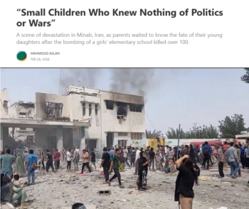 Drop Site: “Small Children Who Knew Nothing of Politics or Wars”