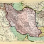 Map of Iran from 1931