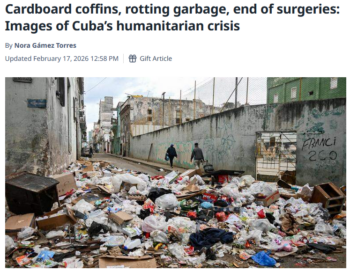 Miami Herald: Cardboard coffins, rotting garbage, end of surgeries: Images of Cuba’s humanitarian crisis