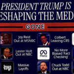President Trump Is Reshaping the Media: Graphic posted on Truth Social by Trump