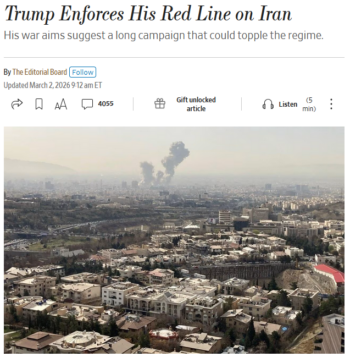 Iran: Trump Enforces His Red Line on Iran