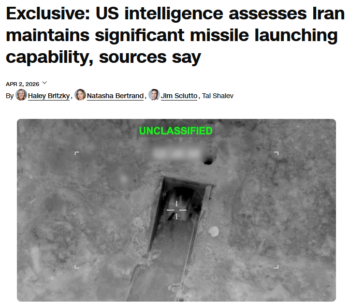 CNN: US intelligence assesses Iran maintains significant missile launching capability, sources say 