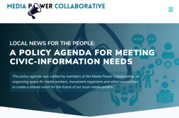 Media Power Collaborative: Policy Agenda