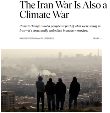 Nation: The Iran War Is Also a Climate War