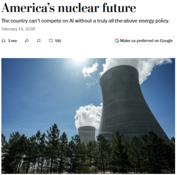 WaPo: America’s nuclear future