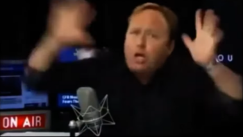 Alex Jones ranting about Justin Bieber