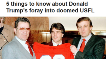 ESPN: 5 things to know about Donald Trump's foray into doomed USFL