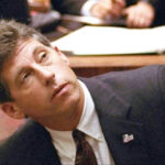 Wall Street Journal depiction of Mark Fuhrman during the OJ Simpson trial.