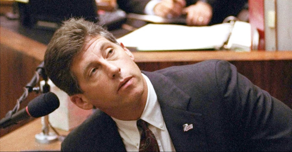 Wall Street Journal depiction of Mark Fuhrman during the OJ Simpson trial.