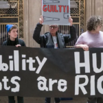 Disability rights protest, via the Disability Justice Image (Getty/Barbara Alper)