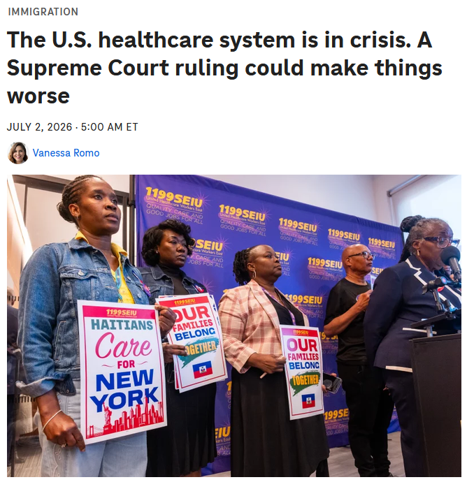 NPR: The U.S. healthcare system is in crisis. A Supreme Court ruling could make things worse
