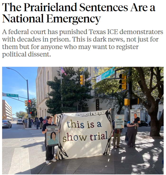 New Republic: The Prairieland Sentences Are a National Emergency