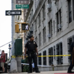 New York Times depiction of stabbing site in New York City