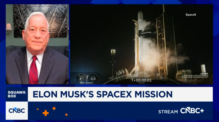 Walter Isaacson on CNBC talking about SpaceX
