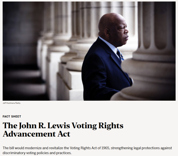 Brennan: The John R. Lewis Voting Rights Advancement Act