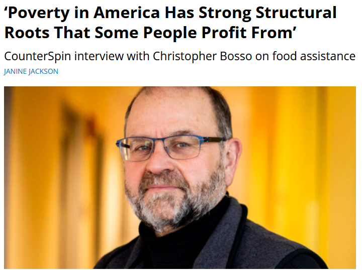 CSpin: ‘Poverty in America Has Strong Structural Roots That Some People Profit From’