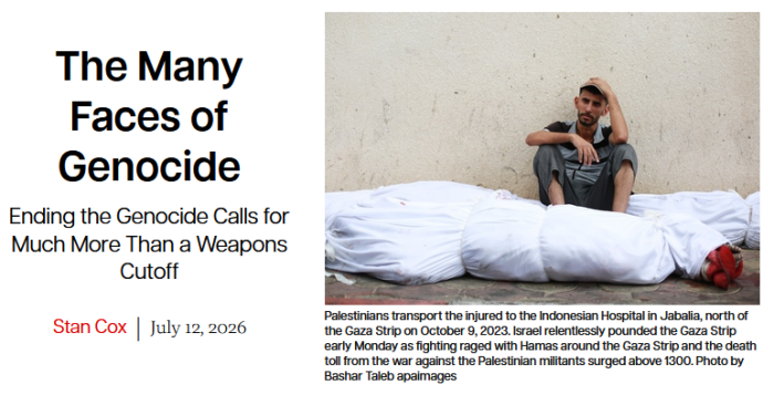 CounterPunch: The Many Faces of Genocide