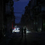 New York Times depiction of Cuban blackout (photo: Norlys Perez/Reuters)