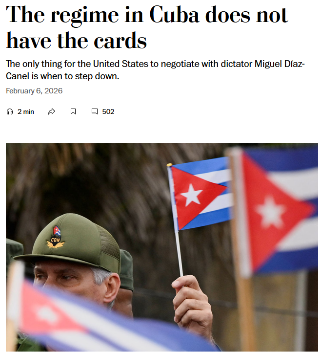 WaPo: The regime in Cuba does not have the cards