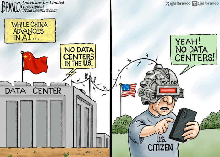 Branco: While China Advances in AI... No Data Centers in US