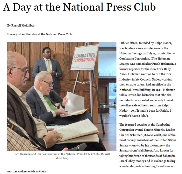 Capitol Hill Citizen: A Day at the National Press Club