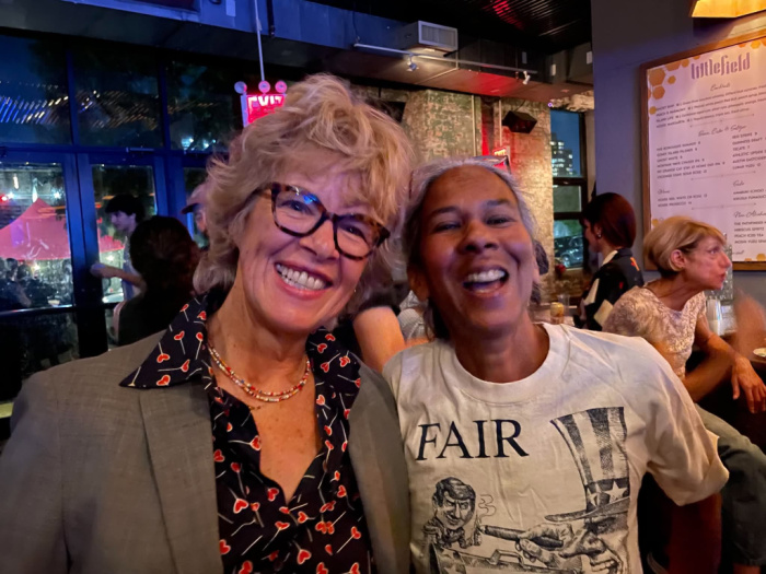 Laura Flanders and Janine Jackson