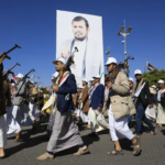 New York Times depiction of a Houthi military parade