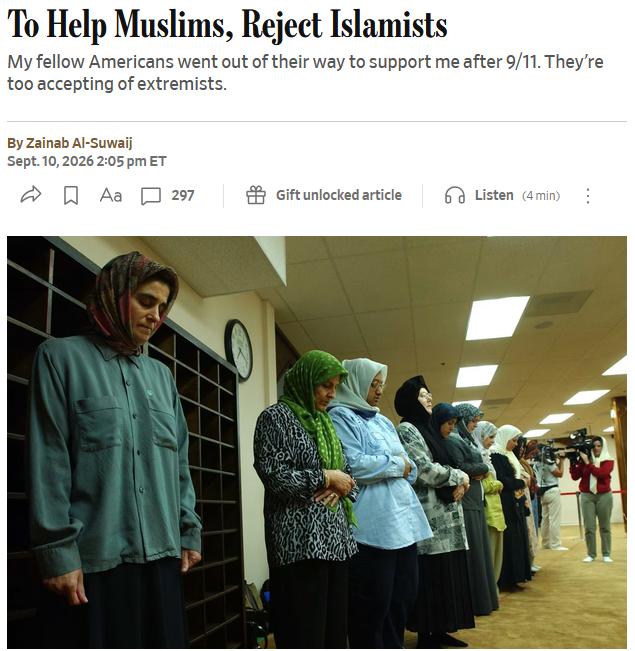WSJ: To Help Muslims, Reject Islamists