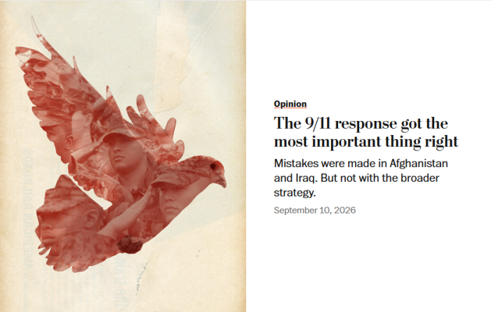 WaPo: The 9/11 response got the most important thing right